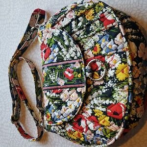 Vera Bradley Alice Poppy Field Flip Close Shoulder Purse